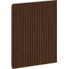 Mexen Rivel Front geriffelt für Badezimmerschrankkorpus 45 x 43,5 cm, Nuss - 91A21-0450-470-1-86