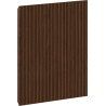 Mexen Rivel räfflad front till badrumsskåpskropp 45 x 43,5 cm, valnöt - 91A21-0450-470-1-86