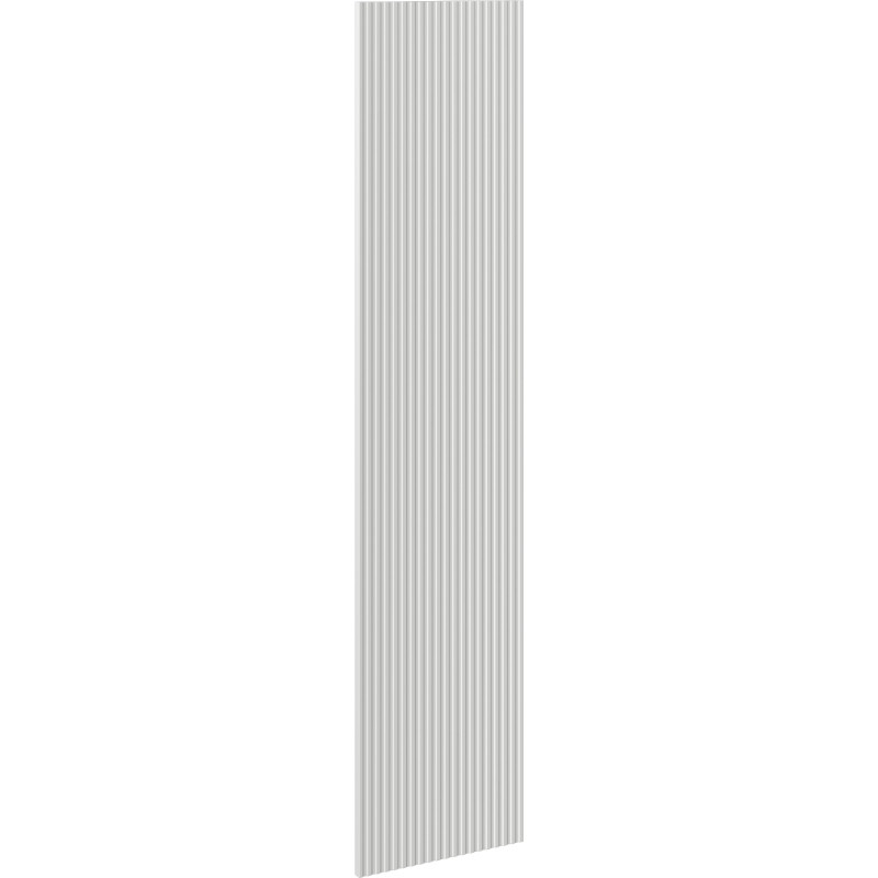Mexen Rivel front räfflad för badrumsskåpskropp 35 x 160 cm, grå matt - 91A21-1600-300-1-62