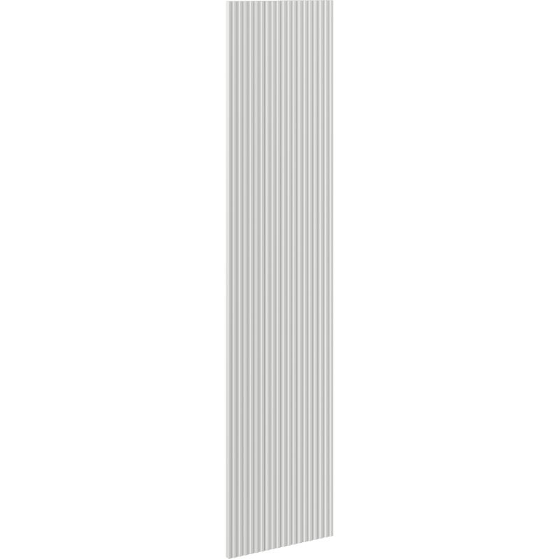 Mexen Rivel panel geribbeld voor badkamerkastlichaam 35 x 160 cm, grijs mat - 91A21-1600-300-1-62