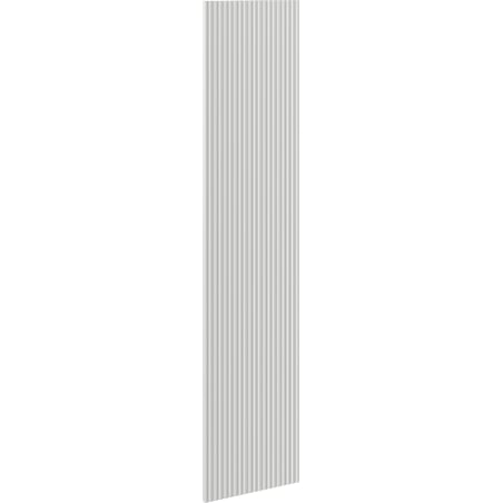 Mexen Rivel frente ranhurado para corpo de armário de casa de banho 35 x 160 cm, cinza mate - 91A21-1600-300-1-62
