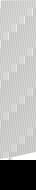 Mexen Rivel grooved front for bathroom cabinet body 35 x 160 cm, gray matte - 91A21-1600-300-1-62