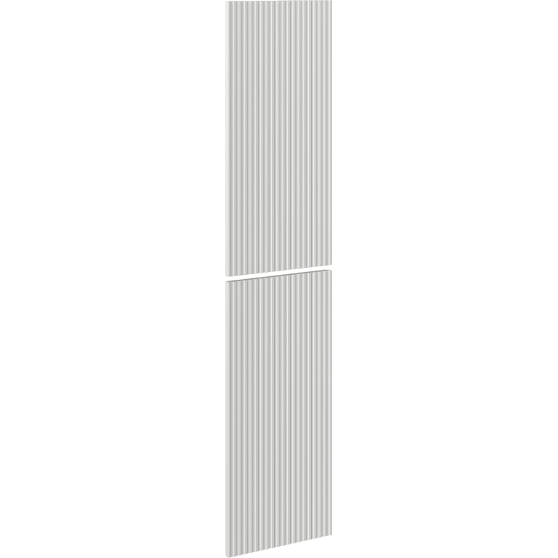 Mexen Rivel gerillter Front für den Korpus eines Badezimmerschranks 35 x 80 cm (2 Stk.), graumatt - 91A21-1600-300-2-62