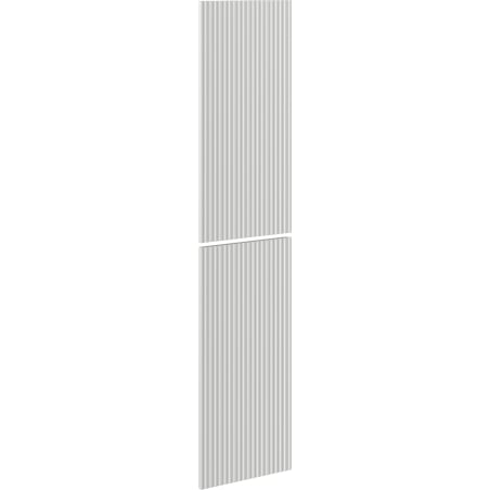 Mexen Rivel gerillter Front für den Korpus eines Badezimmerschranks 35 x 80 cm (2 Stk.), graumatt - 91A21-1600-300-2-62