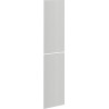 Mexen Rivel de face rainuré pour le corps de l'armoire de salle de bains 35 x 80 cm (2 pièces), gris mat - 91A21-1600-300-2-62