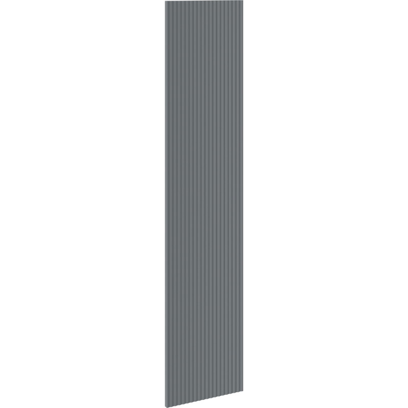 Mexen Rivel façade rainurée pour le corps de l'armoire de salle de bain 35 x 160 cm, graphite mat - 91A21-1600-300-1-66