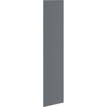 Mexen Rivel fronte scanalato per corpo mobili bagno 35 x 160 cm, grafite opaco - 91A21-1600-300-1-66