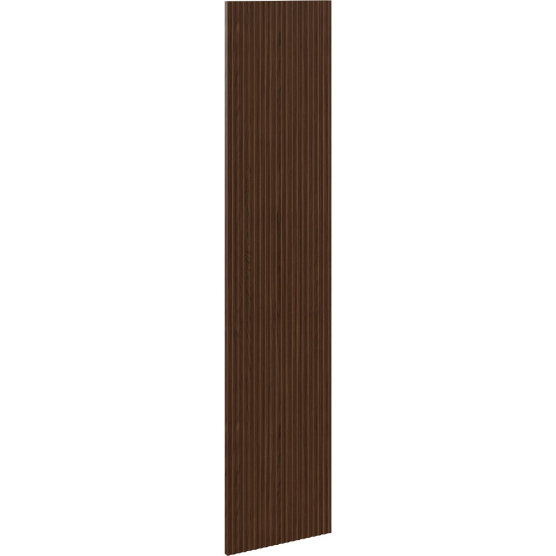 Mexen Rivel façade rainurée pour le corps du meuble de salle de bain 35 x 160 cm (1 pièce), noyer - 91A21-1600-300-1-86