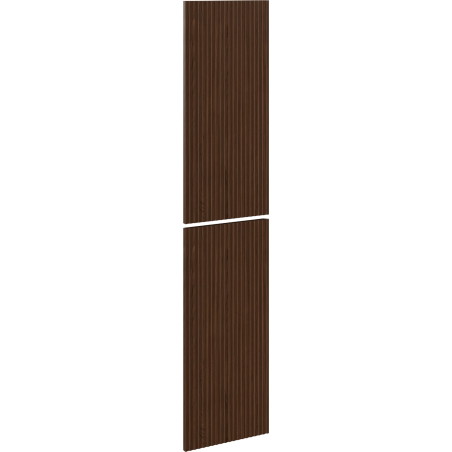 Mexen Rivel frente ranurado para el cuerpo del armario de baño 35 x 80 cm (2 piezas), nogal - 91A21-1600-300-2-86