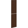 Mexen Rivel frontale scanalato per corpo del mobile del bagno 35 x 80 cm (2 pezzi), noce - 91A21-1600-300-2-86