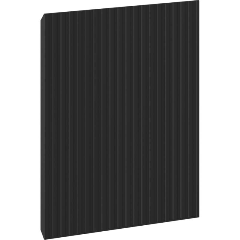 Mexen Rivel frente frisado para corpo de armário de casa de banho 30 x 43,5 cm, preto mate - 91A21-0300-470-1-71