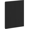 Mexen Rivel frente estriado para cuerpo de mueble de baño 35 x 43,5 cm, negro mate - 91A21-0350-470-1-71