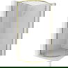 Mexen Exo halfronde schuifdouchecabine 70 x 70 cm, transparant, goud - 8131-070-070-50-00