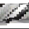 Mexen Exo Duschkabine halbrund verschiebbar 100 x 100 cm, transparent, gold - 8131-100-100-50-00