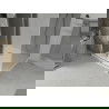 Mexen Lima inklapbare douchecabine 80 x 80 cm, grafiet, chroom + Flat douchebak, wit - 856-080-080-01-40-4010