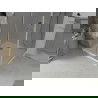 Mexen Lima inklapbare douchecabine 80 x 80 cm, grafiet, chroom + Flat douchebak, wit - 856-080-080-01-40-4010