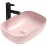 Mexen Rita Aufsatzwaschbecken 45 x 32 cm, rosa matt - 21084544