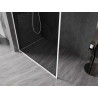 Mexen Kioto-F dušisein Walk-in raamiga 130 x 202 cm, grafiit 8 mm, valge - 800-130-104-20-40