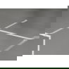 Mexen Kioto-F Duschwand Walk-in mit Rahmen 70 x 70 cm, transparent 8 mm, weiß - 800-070-202-04-20-070