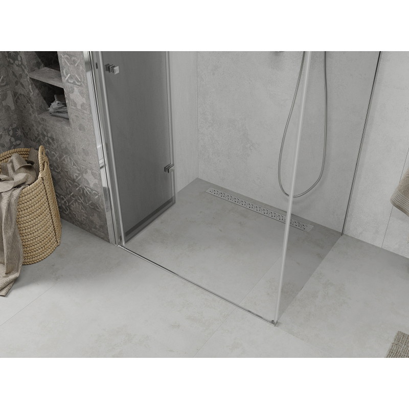 Mexen Lima Faltduschkabine 90 x 70 cm, transparent, Chrom - 856-090-070-01-00