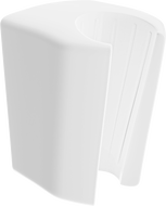 Mexen suporte de chuveiro, branco - 79352-20