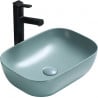 Mexen Rita Aufsatzwaschbecken 45 x 32 cm, hellgrün matt - 21084548