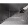Mexen Kioto-F Walk-in-Duschwand mit Rahmen 90 x 202 cm, satiniert 8 mm, Chrom - 800-090-104-01-30