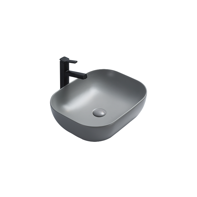 Mexen Rita lavabo à poser 45 x 32 cm, gris clair mat - 21084561