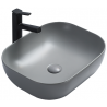 Mexen Rita lavabo à poser 45 x 32 cm, gris clair mat - 21084561