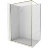 Mexen Kioto-F dušisein Walk-in raamiga 135 x 202 cm, läbipaistev 8 mm, kuldne - 800-135-104-50-00