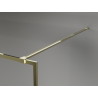 Mexen Kioto-F dušisein Walk-in raamiga 135 x 202 cm, läbipaistev 8 mm, kuldne - 800-135-104-50-00