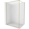Mexen Kioto-F dušisein Walk-in raamiga 80 x 202 cm, matt 8 mm, kuldne - 800-080-104-50-30