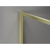 Mexen Kioto-F Duschwand Walk-in mit Rahmen 80 x 202 cm, transparent 8 mm, gold gebürstet - 800-080-104-55-00