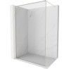 Mexen Kioto-F ścianka prysznicowa Walk-in z ramką 95 x 202 cm, transparent 8 mm, nikiel szczotkowany - 800-095-104-97-00