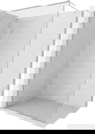 Mexen Kioto-F Parete doccia Walk-in con cornice 95 x 202 cm, trasparente 8 mm, nichel spazzolato - 800-095-104-97-00