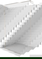 Mexen Kioto-F parede de duche Walk-in com moldura 110 x 202 cm, transparente 8 mm, níquel escovado - 800-110-104-97-00