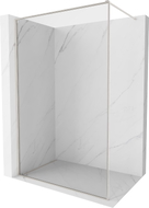 Mexen Kioto-F ścianka prysznicowa Walk-in z ramką 110 x 202 cm, transparent 8 mm, nikiel szczotkowany - 800-110-104-97-00