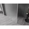 Mexen Kioto-F Tuš stijena Walk-in s okvirom 70 x 202 cm, mraz 8 mm, brušeni nikal - 800-070-104-97-30
