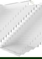 Mexen Kioto-F paroi de douche Walk-in avec cadre 90 x 202 cm, givrée 8 mm, nickel brossé - 800-090-104-97-30