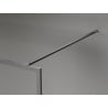 Mexen Kioto-F paroi de douche Walk-in avec cadre 95 x 202 cm, transparent 8 mm, gun metal - 800-095-104-95-00