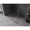 Mexen Kioto-F dušisein Walk-in raamiga 120 x 202 cm, läbipaistev 8 mm, gun metal - 800-120-104-95-00
