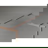 Mexen Kioto-F Duschwand Walk-in mit Rahmen 110 x 202 cm, transparent 8 mm, gebürstetes Kupfer - 800-110-104-65-00