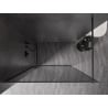 Mexen Kioto-F paroi de douche Walk-in avec cadre 70 x 202 cm, graphite 8 mm, gun metal - 800-070-104-95-40