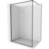 Mexen Kioto-F paroi de douche Walk-in avec cadre 90 x 202 cm, transparent 8 mm, noir - 800-090-104-70-00