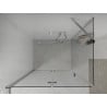 Mexen Lima kokkupandav dušinurk 105 x 90 cm, läbipaistev, kroom - 856-105-090-01-00