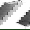 Mexen Kioto-F Duschwand Walk-in mit Rahmen 110 x 202 cm, Graphit 8 mm, Schwarz - 800-110-104-70-40