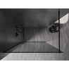 Mexen Kioto-F dušisein Walk-in raamiga 110 x 202 cm, grafiit 8 mm, must - 800-110-104-70-40