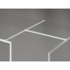 Mexen Kioto-F dušisein Walk-in raamiga 95 x 70 cm, läbipaistev 8 mm, valge - 800-095-202-04-20-070