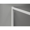 Mexen Kioto-F dušisein Walk-in raamiga 145 x 120 cm, läbipaistev 8 mm, valge - 800-145-202-04-20-120