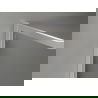Mexen Kioto-F Duschwand Walk-in mit Rahmen 100 x 70 cm, transparent 8 mm, gebürsteter Nickel - 800-100-202-04-97-070